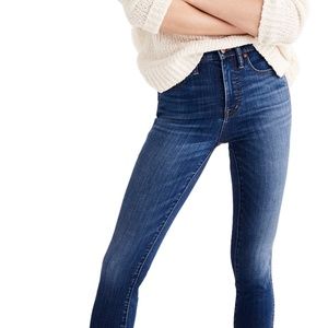 10-Inch High Rise Skinny Jeans ("Danny" Wash)